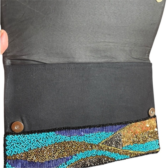 Accessory to Love - Makin Waves Beaded Clutch - EUC Like New Condition